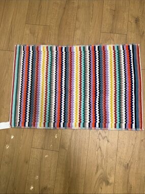 Missoni Multicolor Zigzag Stripe Accent Rug -